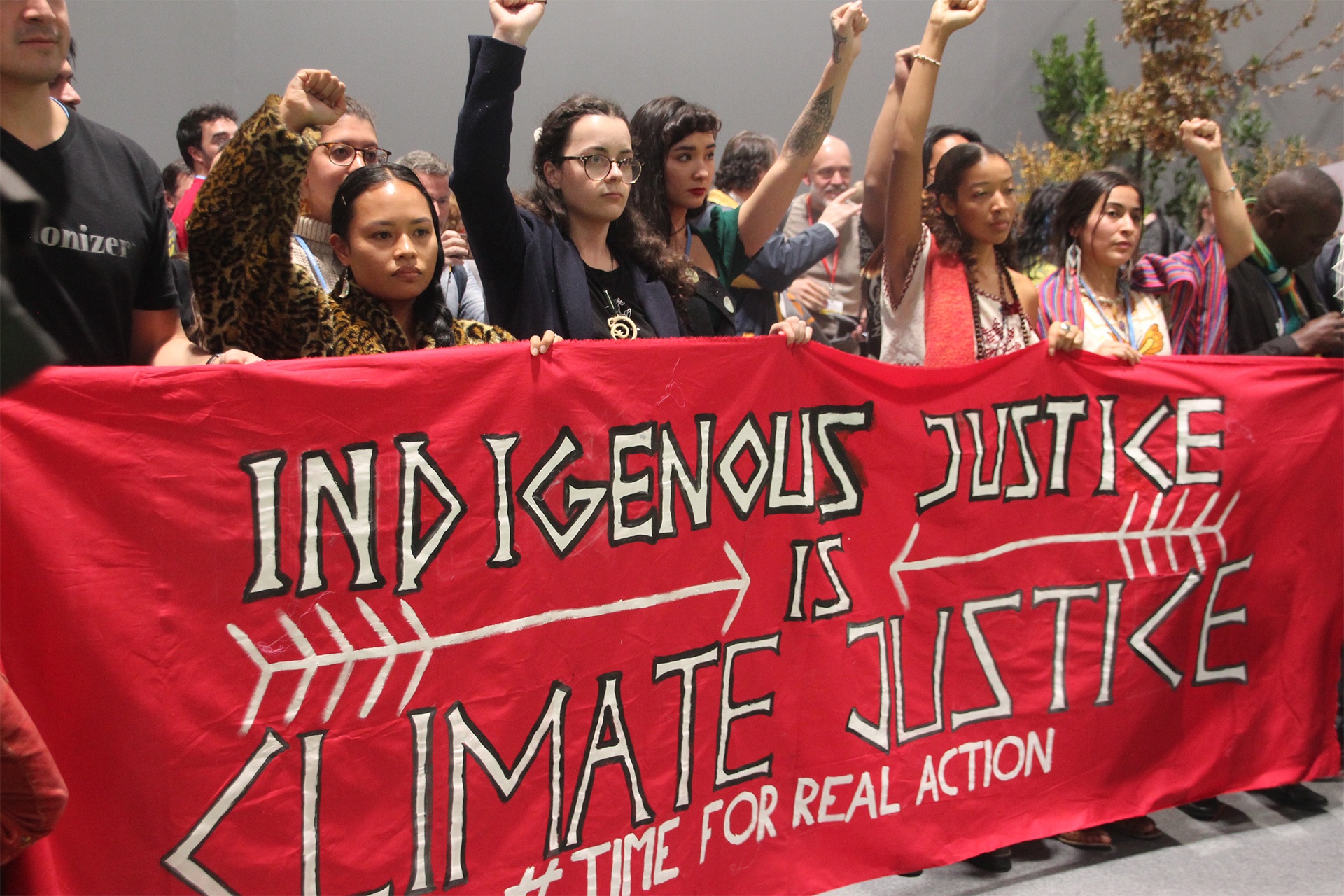 Fridays 4 Future protest inside COP25